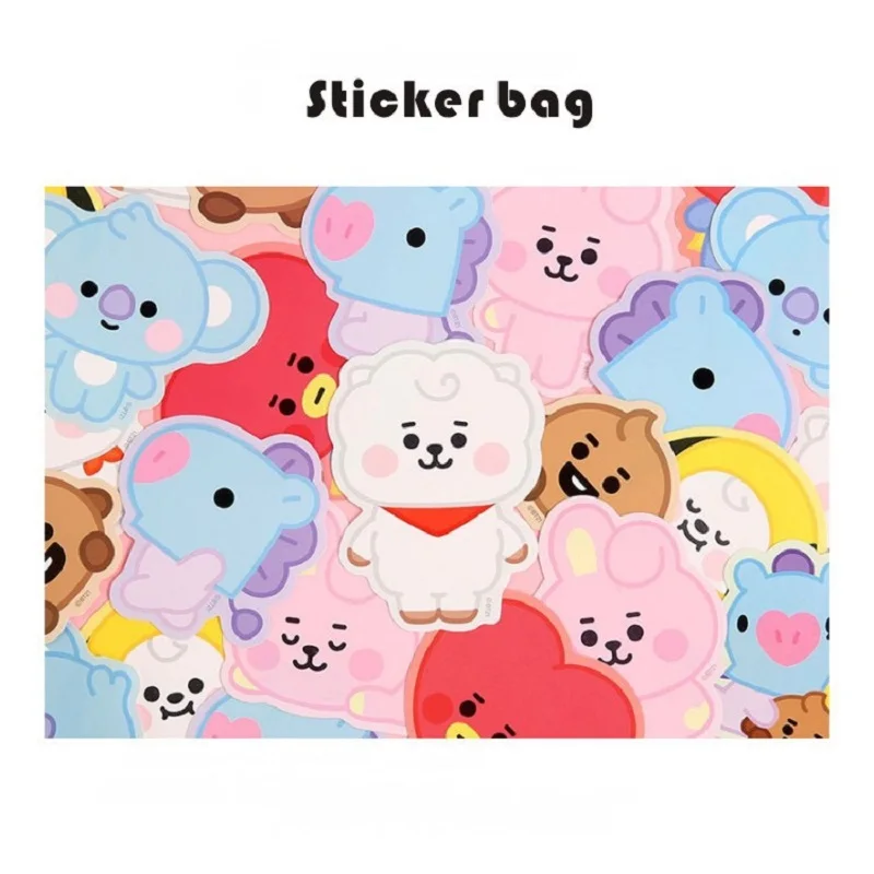 

HQbtsc Bangtan Boys Groups Cartoon baby stickers, sticker bags, luggage stickers, stickers