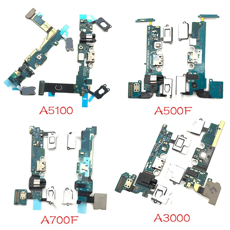 Гибкий usb-зарядный порт кабель для samsung A3 A5 A7 A300F A500F A700F A310F A510F A710F в Запчасти для авто