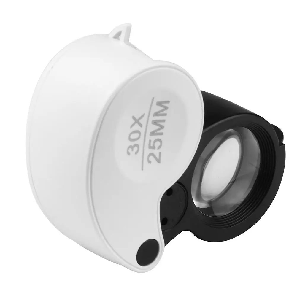 Портативная Лупа для ювелирных изделий лупа с увеличительсветодиодный стеклом