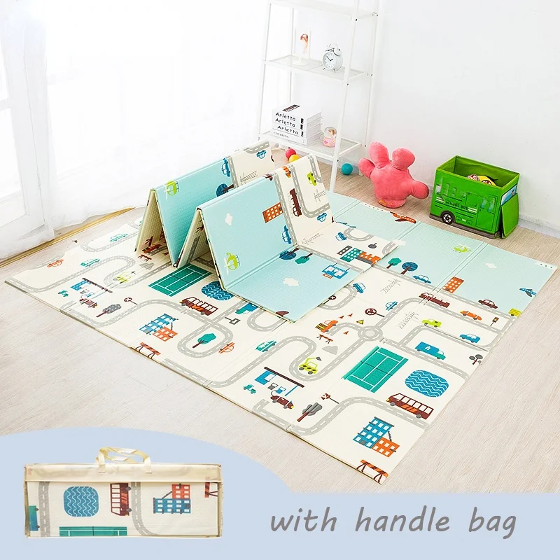 

Foldable Baby Play Mat Xpe Puzzle Mat Educational Children's Carpet in the Nursery Climbing Pad Kids Rug Activitys Games Toys