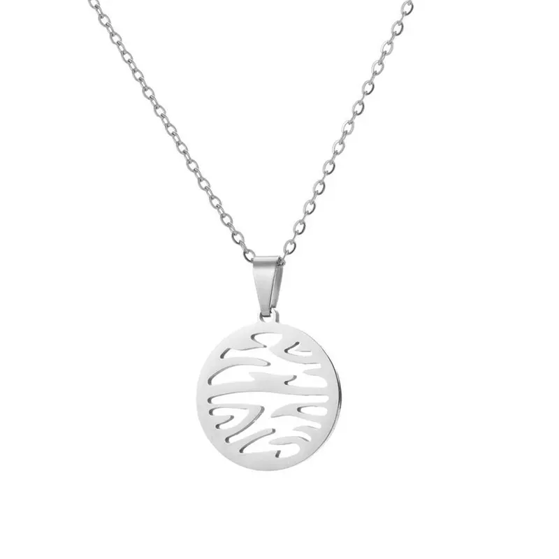 1 шт. женское колье из нержавеющей стали с изображением зебры|Цепочки| |