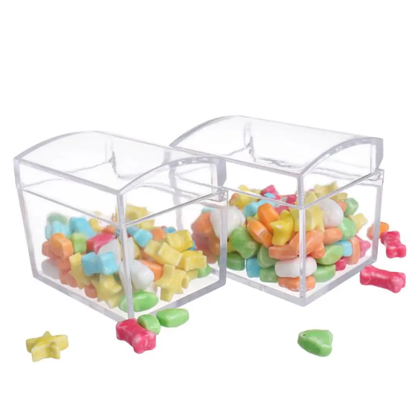 

New Arrive 1PCS/6PCS/12PCS Kids Infant Transparent Candy Gift Container Bottle Jar With Lid