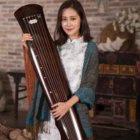 chinese guqin fuxi type old fir solid wood guqin beginner high end performance level 7 strings ancient zither with accessories