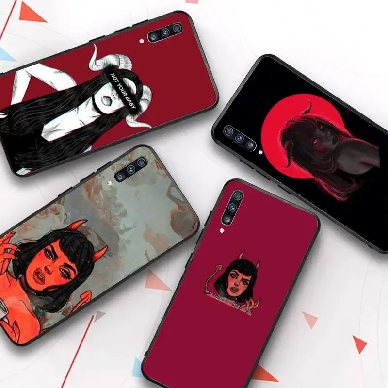 

Sexy Devil Woman Phone Case for Samsung Galaxy A 51 30s a71 Soft Silicone Cover for A21s A70 10 A30