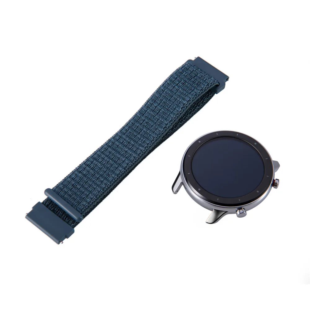 22 мм 20 мм нейлоновый тканый ремешок для часов Ремешок для samsung Galaxy Active 42 мм 46 мм gear S3 S2 Sport Loop браслет аксессуары