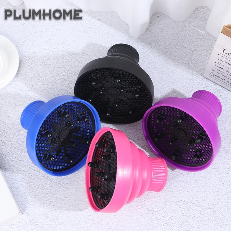 

Hot Sale Universal Hair Diffuser Professional Adaptable Foldable Portable Blow Dryers Cap Easy Use Practical Hair Styling Tools