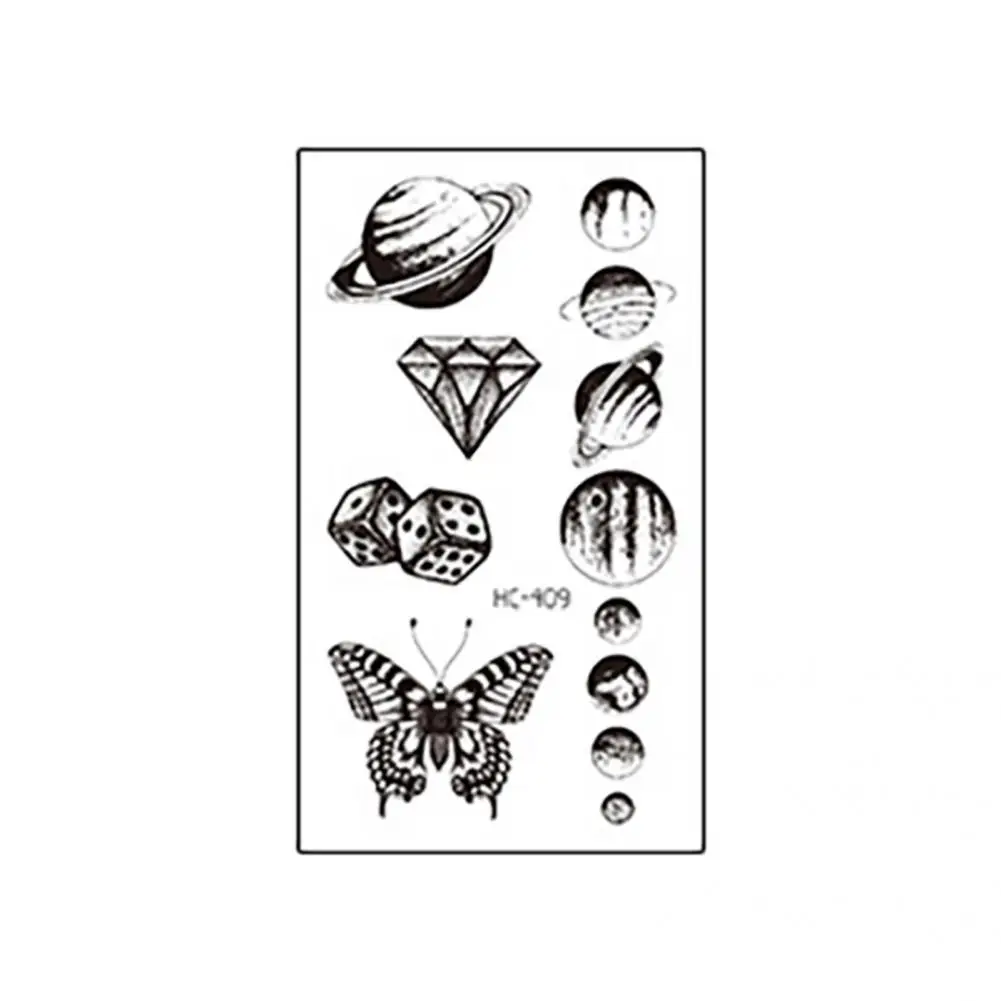 

Fake Tattoo Popular Painless One-time Black Art Stickers for Daily Life Tattoo Sticker Temporary Tattoos