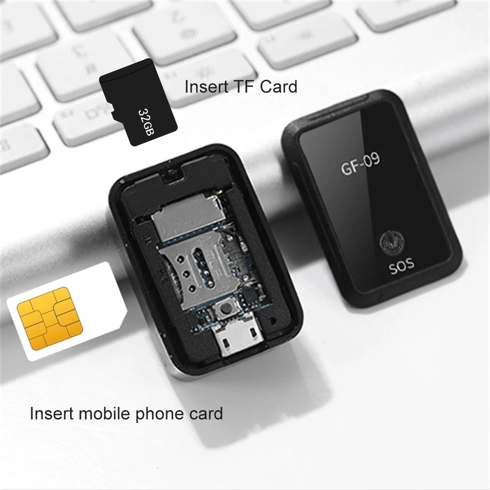 Мини-GPS-трекер GF09 устройство защиты от кражи локатор GPRS запись голоса GPS-трекер