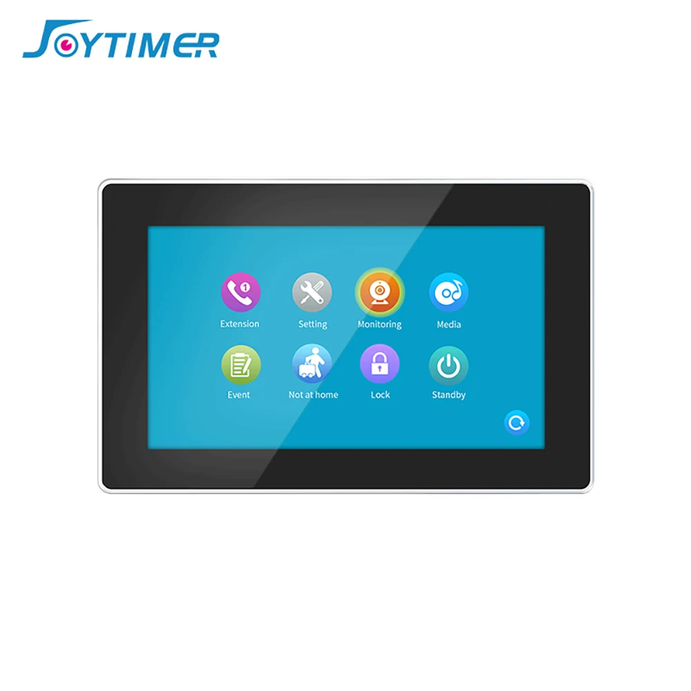 

Умная Система видеодомофона Joytimer Home Tuya 720P AHD, видеодомофон с Полноразмерным сенсорным экраном и сверхширокоугольной камерой на 130 °