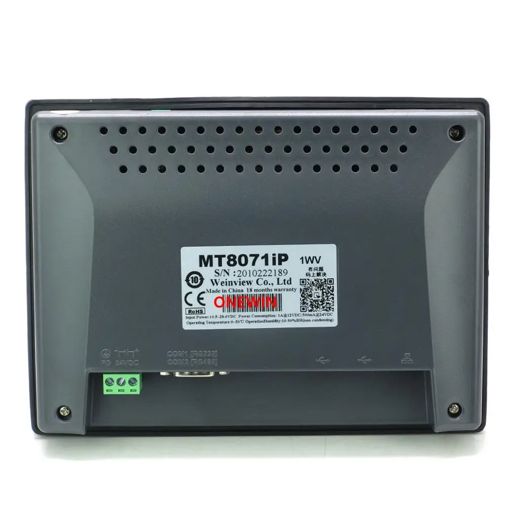 WEINVIEW MT8071iP HMI сенсорный экран 7 дюймов 800*480 USB Ethernet Новый интерфейс человека Замена