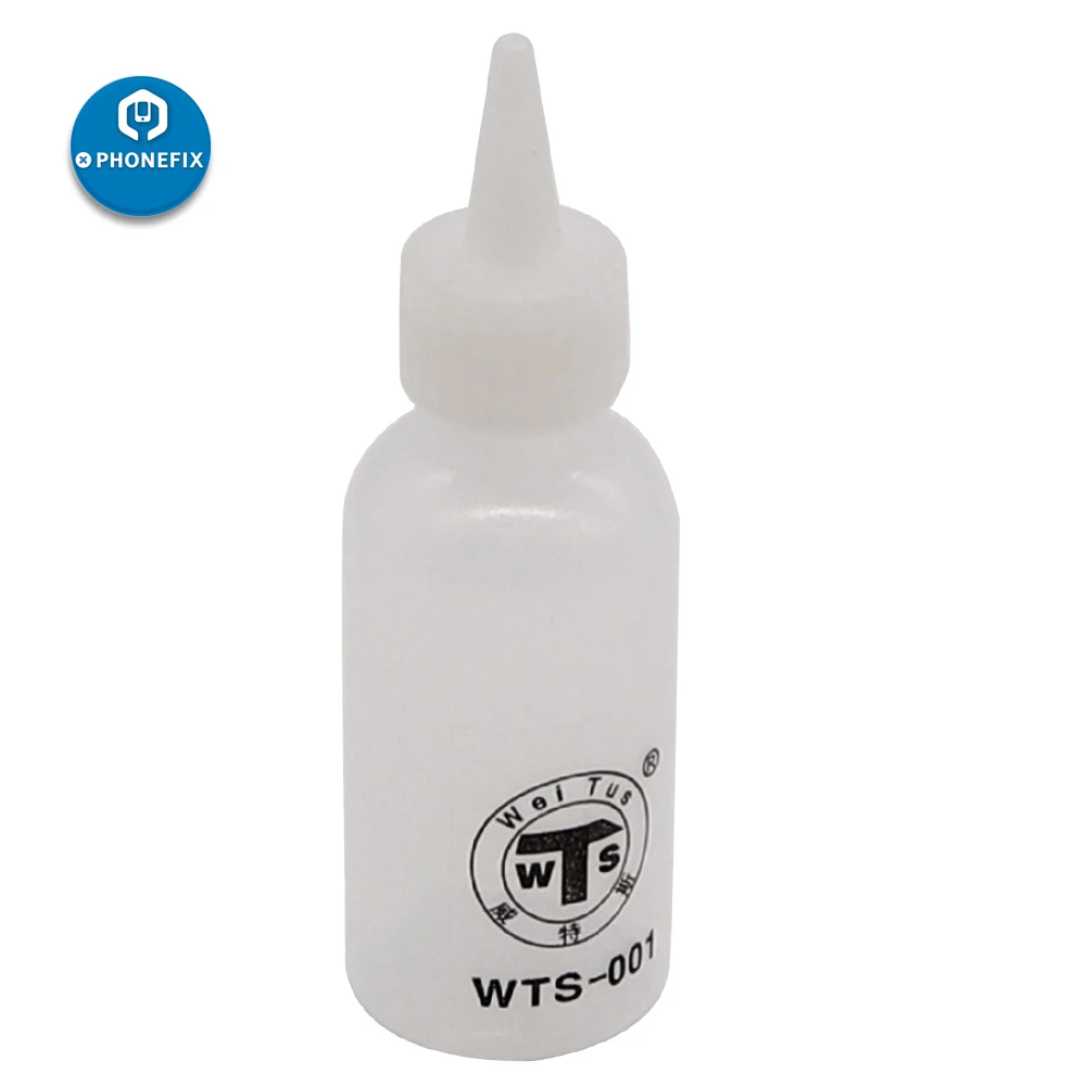 Пустая пластиковая бутылка 50 мл жидкий флюс канифоли спиртовая для диспенсера