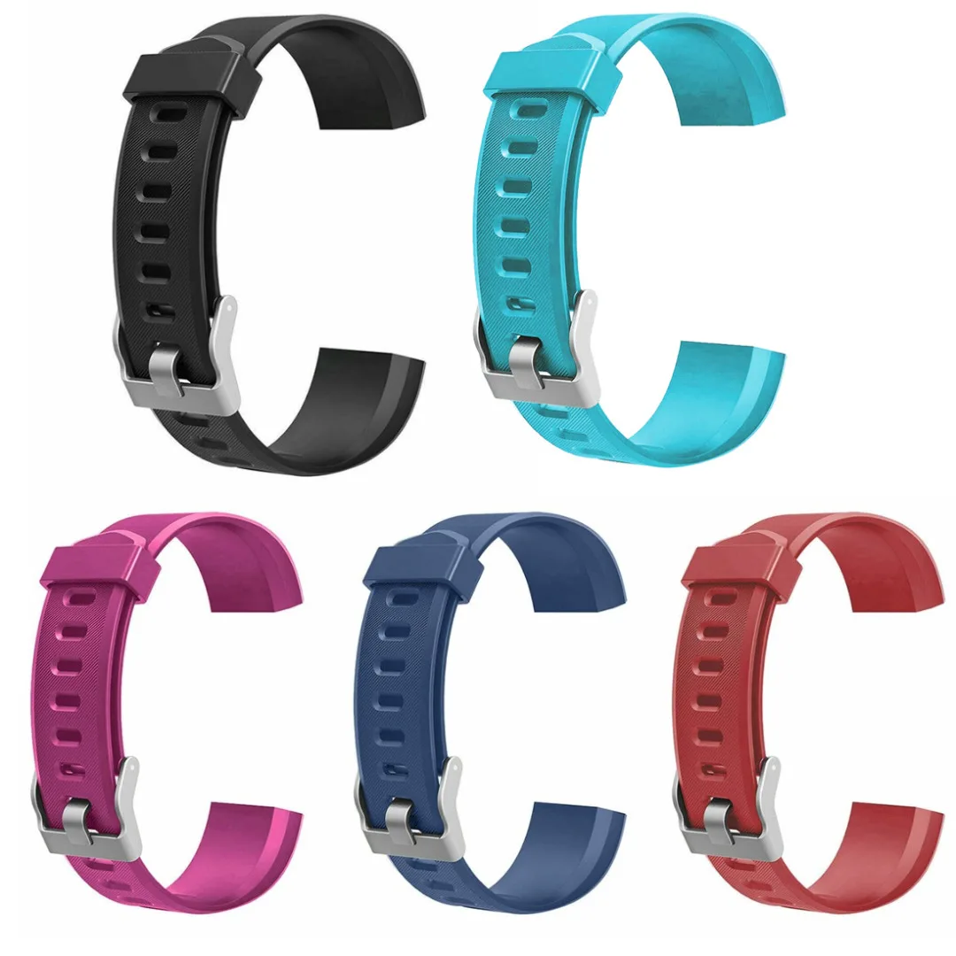 

Replacement Strap For ID115 Plus Smart Bracelet Wristband Silicone Wrist Band Colorful Adjustable Breathable strap Watchband