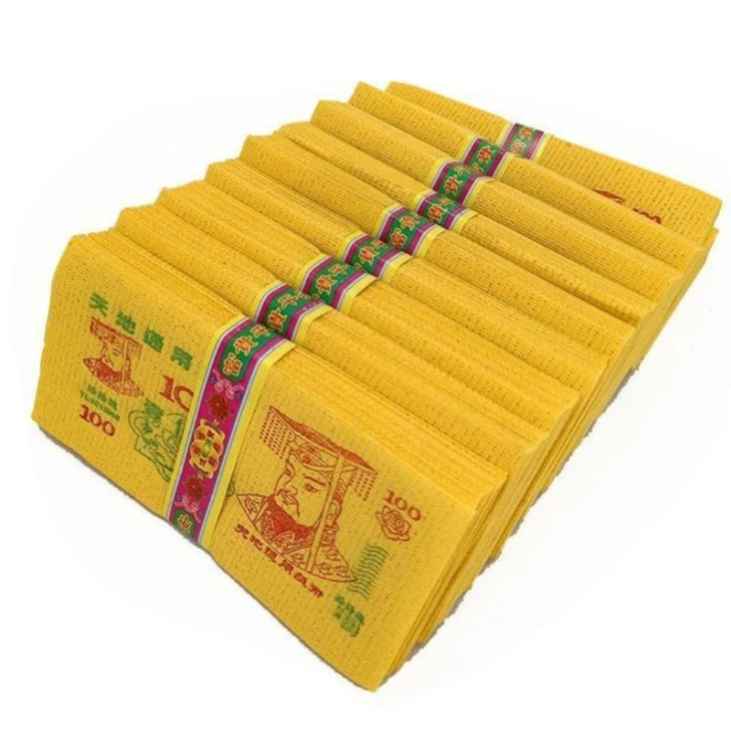 Китайские бумажные купюры Joss Hell Bank заметки на праздник Цинмин бумажная