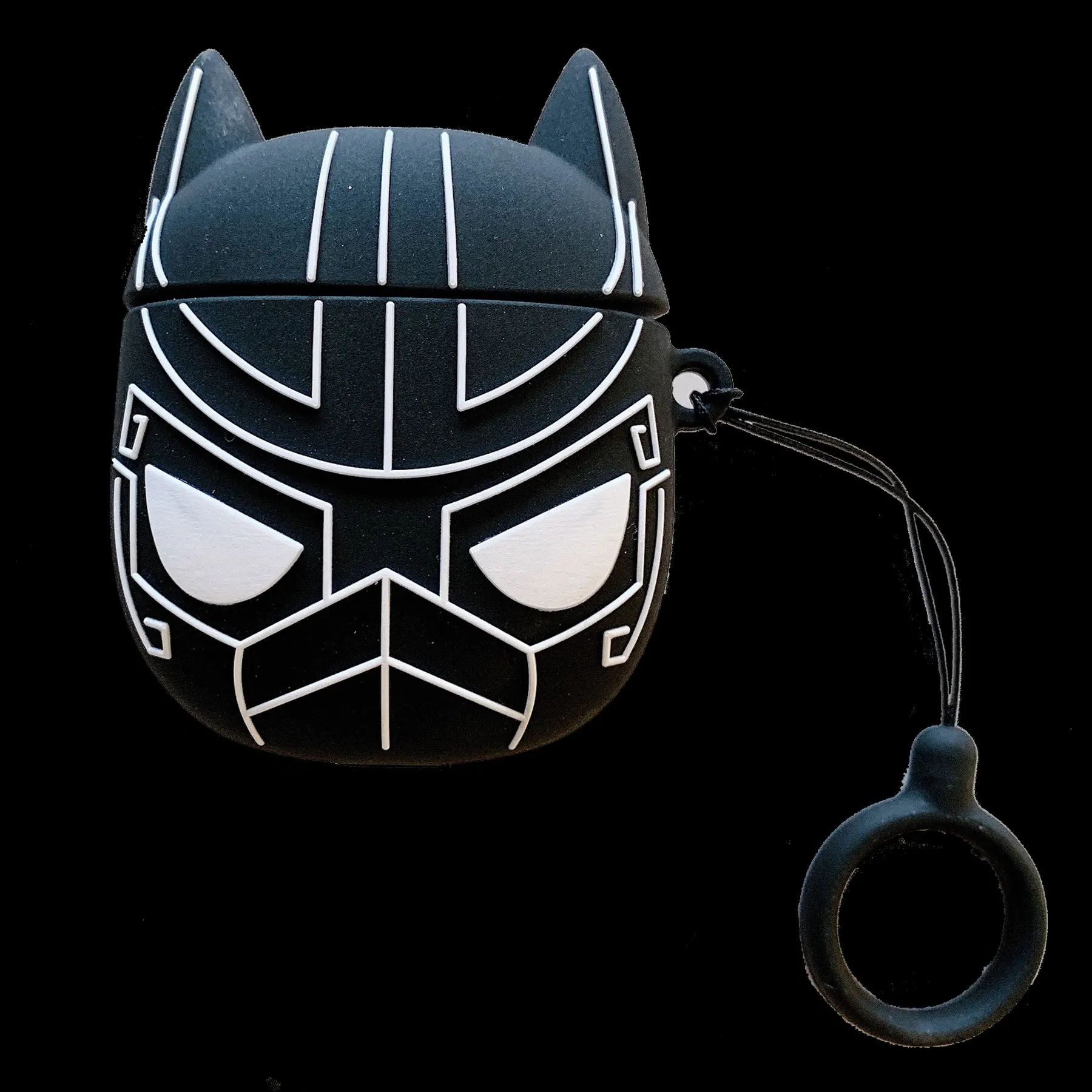 

Cute Cartoon Black Panther Bluetooth Earphone Protective Case for Apple AirPods 2 1 Cases Cover for Apple AirPods Pro Luxury Box