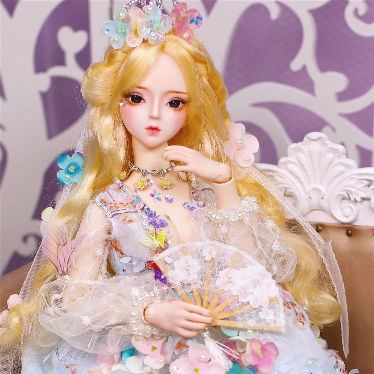 DBS мечта фея 1/3 bjd 62 см совместное тело пользовательские куклы золотые волосы