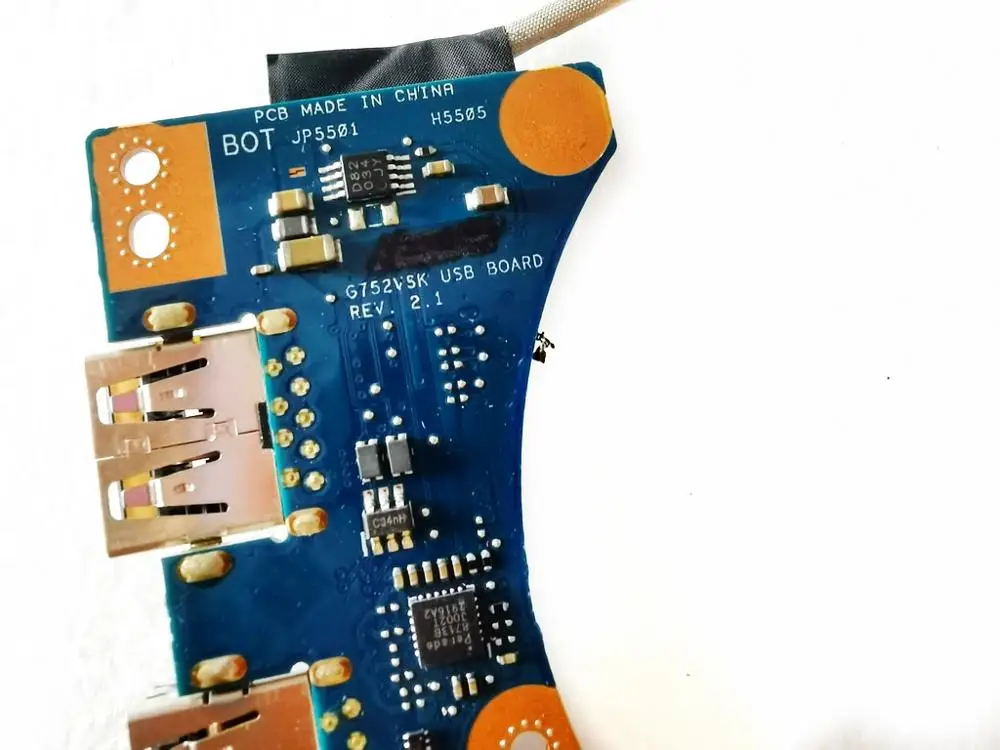 Оригинальная USB-плата для ASUS G752VSK REV 2 1 протестирована хорошая Бесплатная доставка