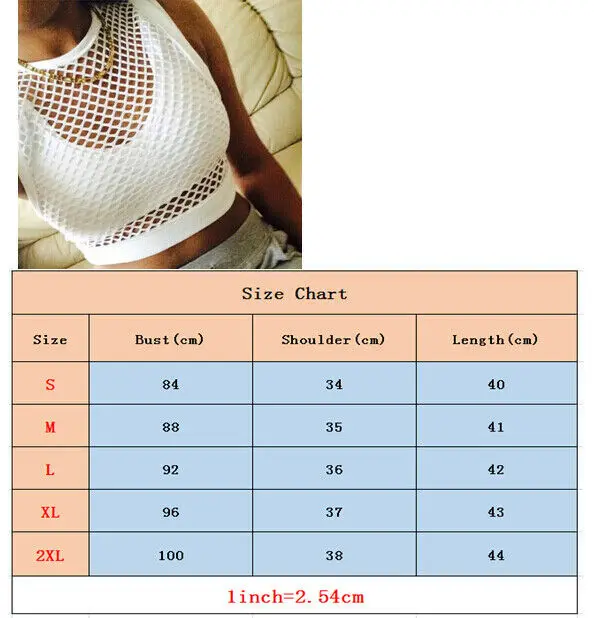 Женская майка в сеточку летняя модная без рукавов размера плюс | одежда