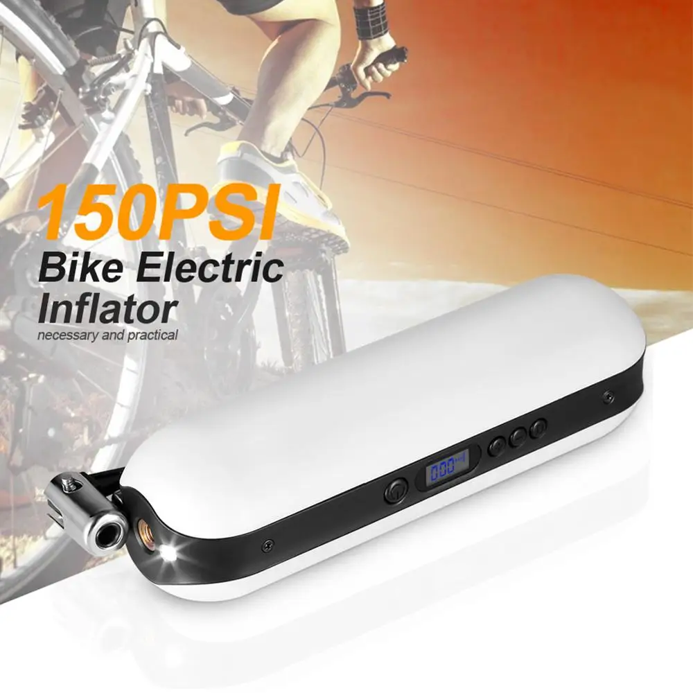 Портативный воздушный компрессор мини насос для автомобиля велосипеда шин
