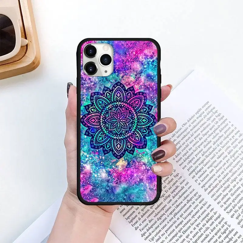 

Mandala flower Phone Case for iPhone 11 12 pro XS MAX 8 7 6 6S Plus X 5S SE 2020 XR mini
