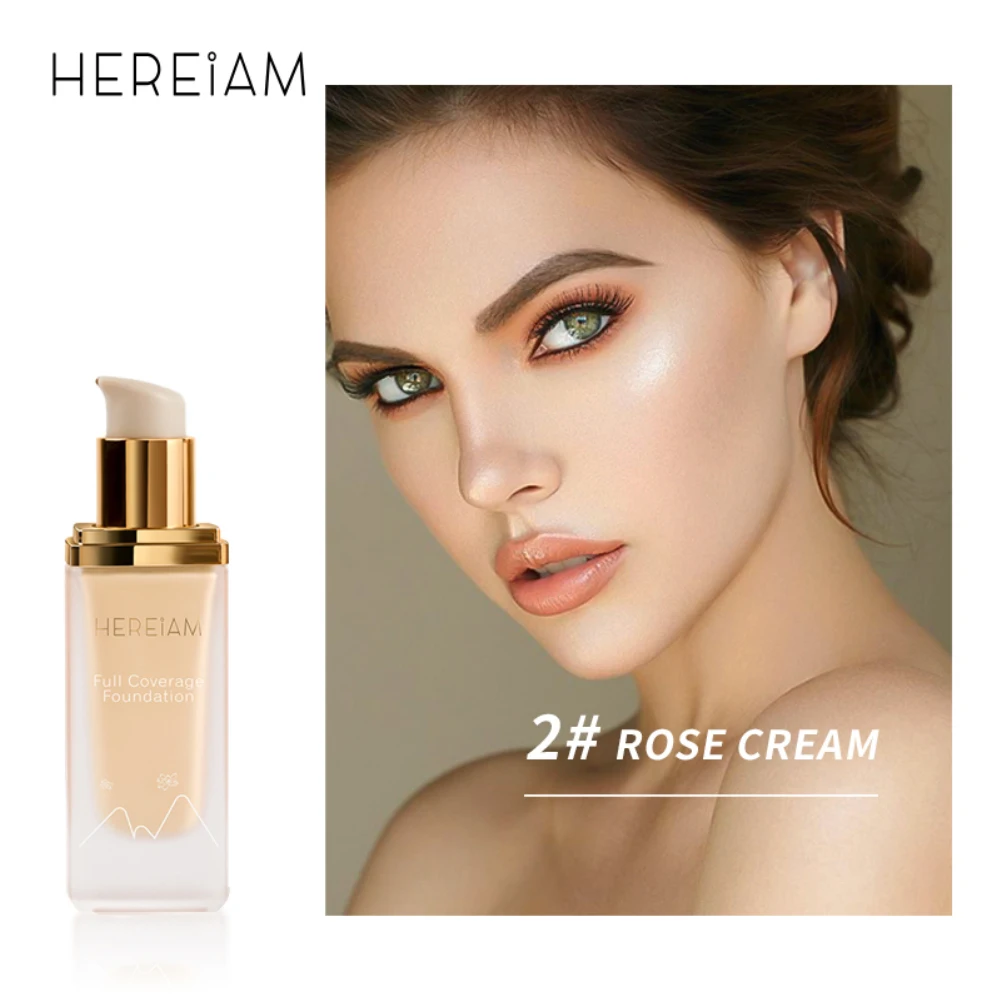 

35ml Face Liquid Foundation Base Makeup Nourishing Concealer Liquid Foundation Lasting Concealer Waterproof Contour Makeup
