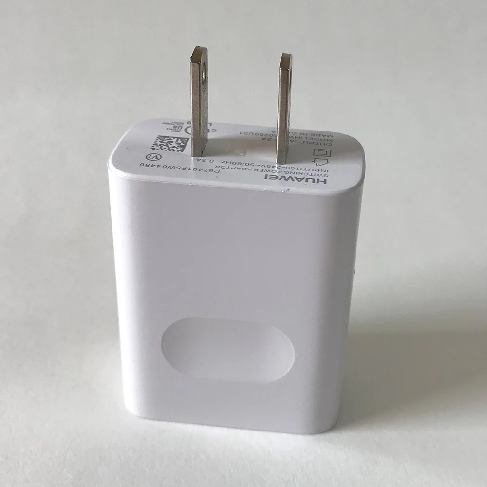 Оригинальное зарядное устройство Huawei 5 В 2 А с европейской вилкой Usb 3 1 кабель Type C