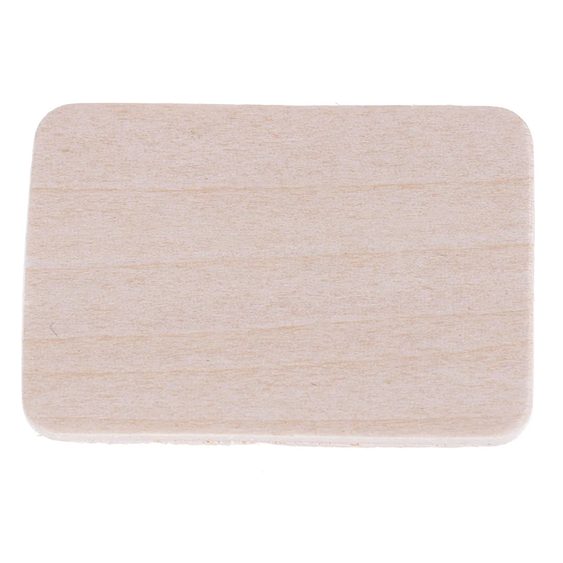 Новый 4 шт. кукольный домик Миниатюрный кухонный нож для еды разделочный блок