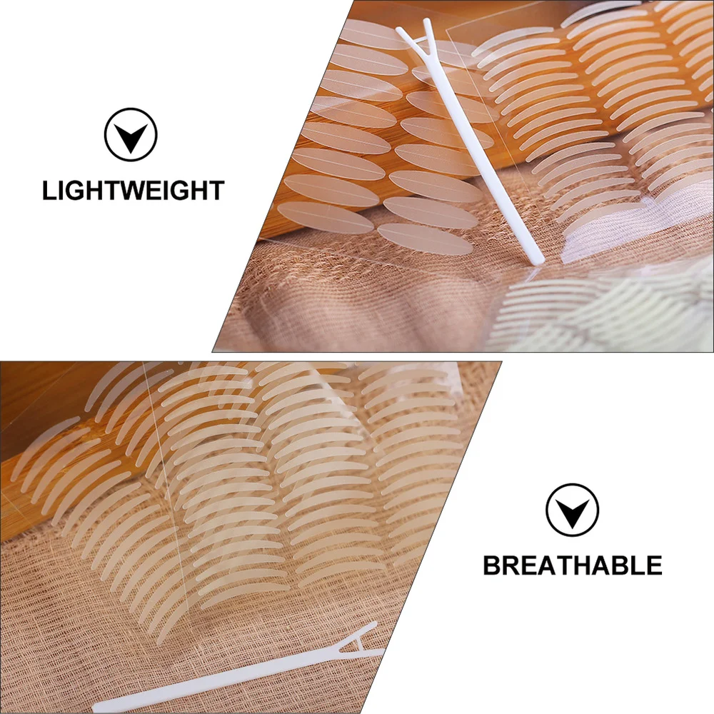 

2Sets Widen Long Invisible Eyelid Sticker Breathable Eyelid Tape Sticker
