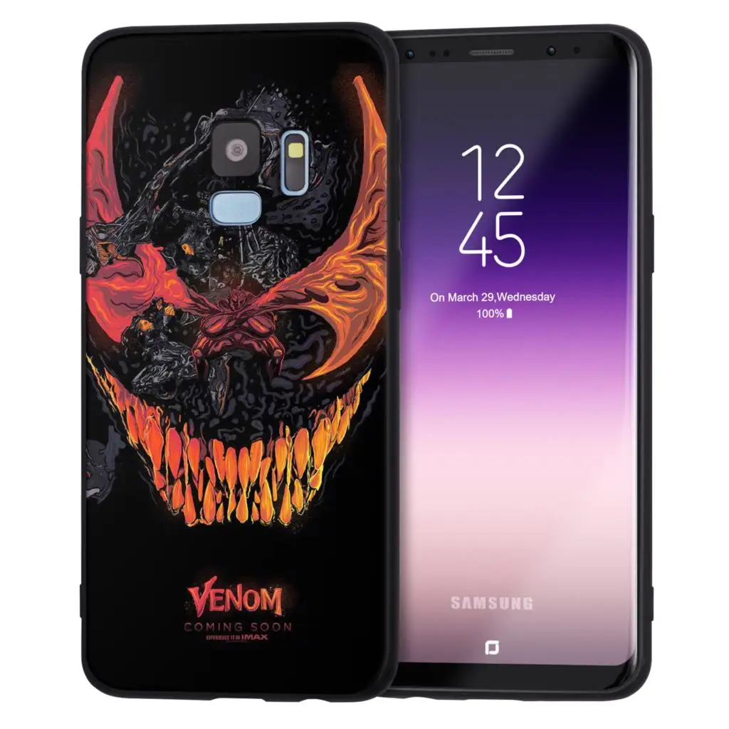 H7062 Venom чехол для Samsung Galaxy J3 J5 J7 ЕС S8 S9 S10 плюс S10E A5 A6 A7 A8 A9 A70 A50 A40 M20 для задней панели мобильного телефона из термопластика чехол - Цвет: H7062