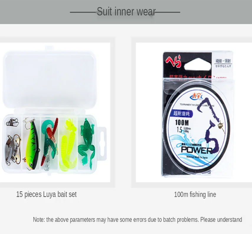 

1.8m Fishing Rod 2 Section Carbon Fiber Fishing Lure Rods Reels Combos Pole Lure Line Sets Outdoor Bearking Fishing Tackle 2021