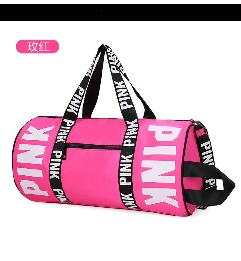 Outdoor Waterproof Nylon Sports Gym Bags Men Women Training Fitness Travel Handbag Yoga Mat Sport Bag with shoes Compartment