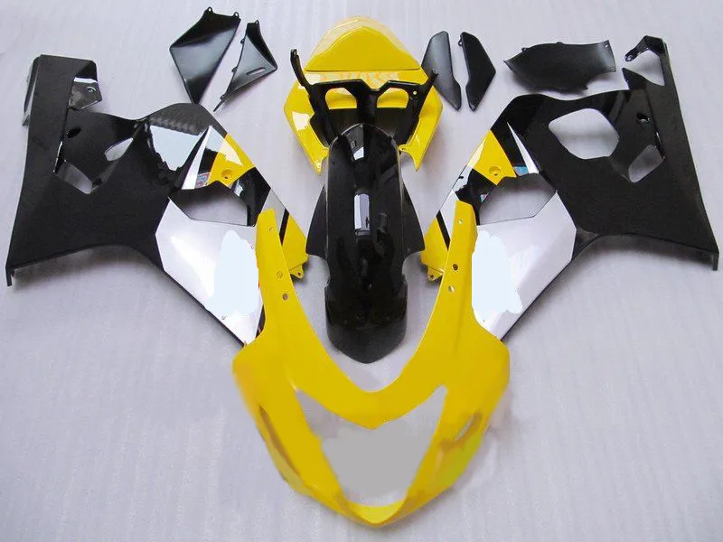 Обтекатель мотоцикла комплект для GSXR600 750 K4 04 05 GSXR 600 GSXR750 2004 2005 ABS Топ желто черные