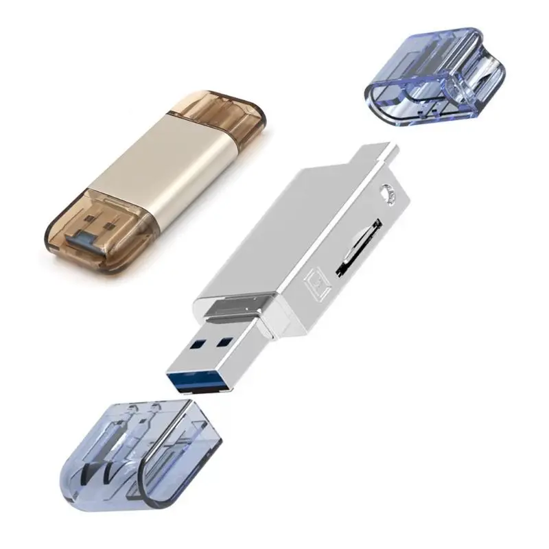 2in1 металлический usb 30 типа c для tf к
