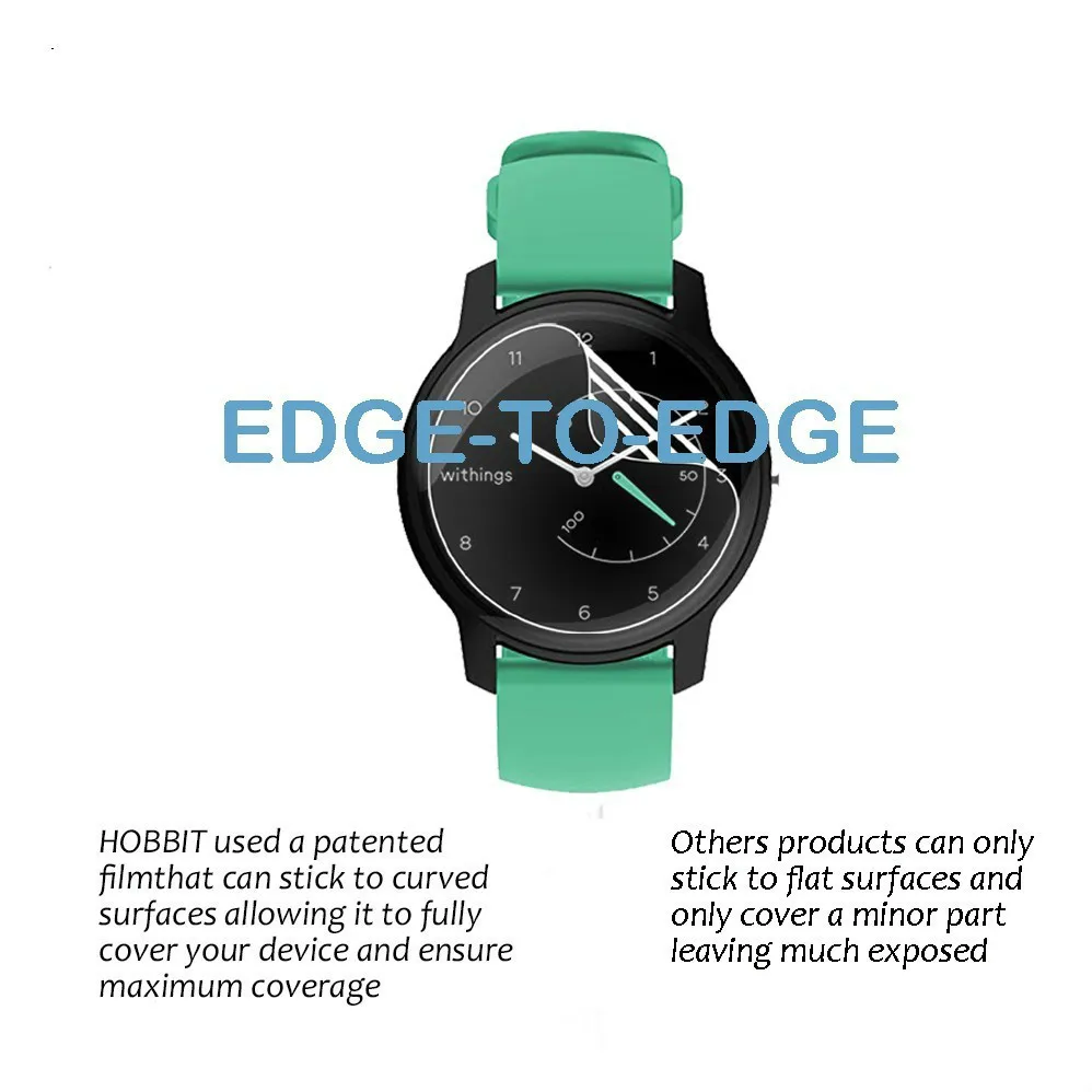 3 шт полный охват Мягкий ТПУ протектор экрана для Withings движение отслеживания активности часы Защита ЖК-экран ясный