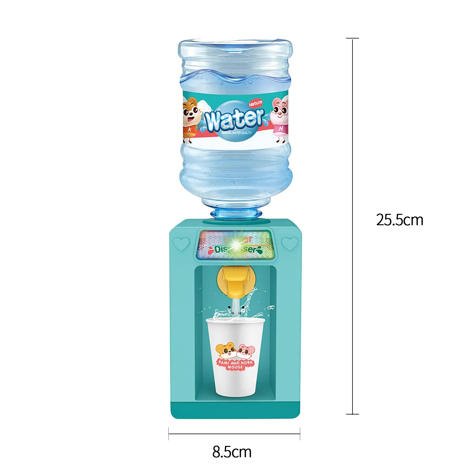 

Pretend Play Modern Children's Mini Fun Water Dispenser Simulation Play House Beverage Dispenser Classic Parent-childinteractive