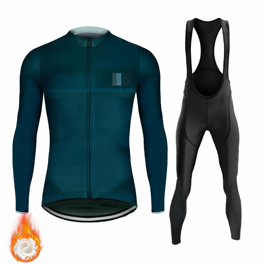 

Winter Thermal Fleece 2022 Cycling Jersey Set Racing Bike Cycling Suit Mountian Bicycle Cycling Clothing Ropa Ciclismo Bicycle