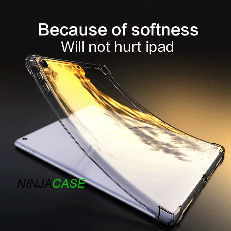 PZOZ чехол для нового iPad Pro 2018 2017 9 7 Air mini 1 2 3 4 5 Силиконовый противоударный