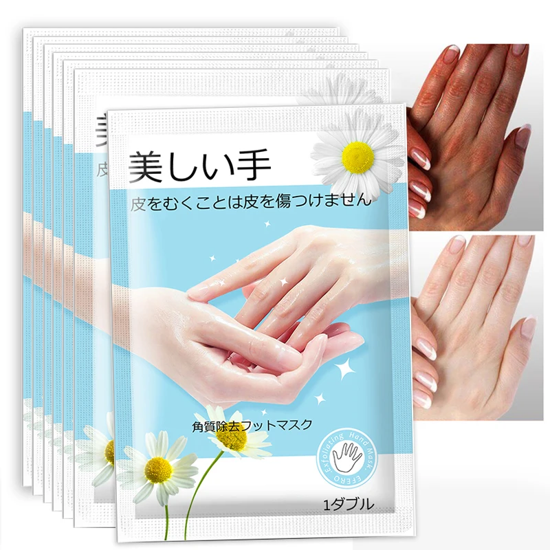 

5packs Lavender Rose Aloe Moisturizing Hand Mask Hand Gloves Spa Nourishing Whitening Smooth Winter Hand Care Anti-dry Hydrating