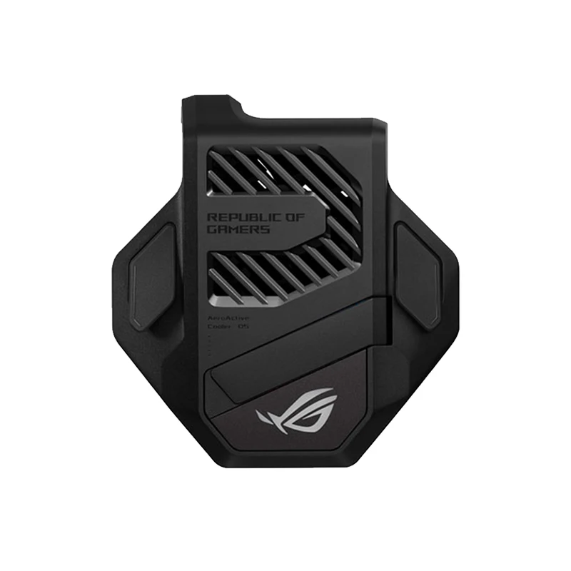 Bestellen ASUS ROG AeroActive Kühler 5 Lüfter Für ASUS ROG 5 Gaming Handy Kühler Fan Mit Halter LED Beleuchtung Zubehör