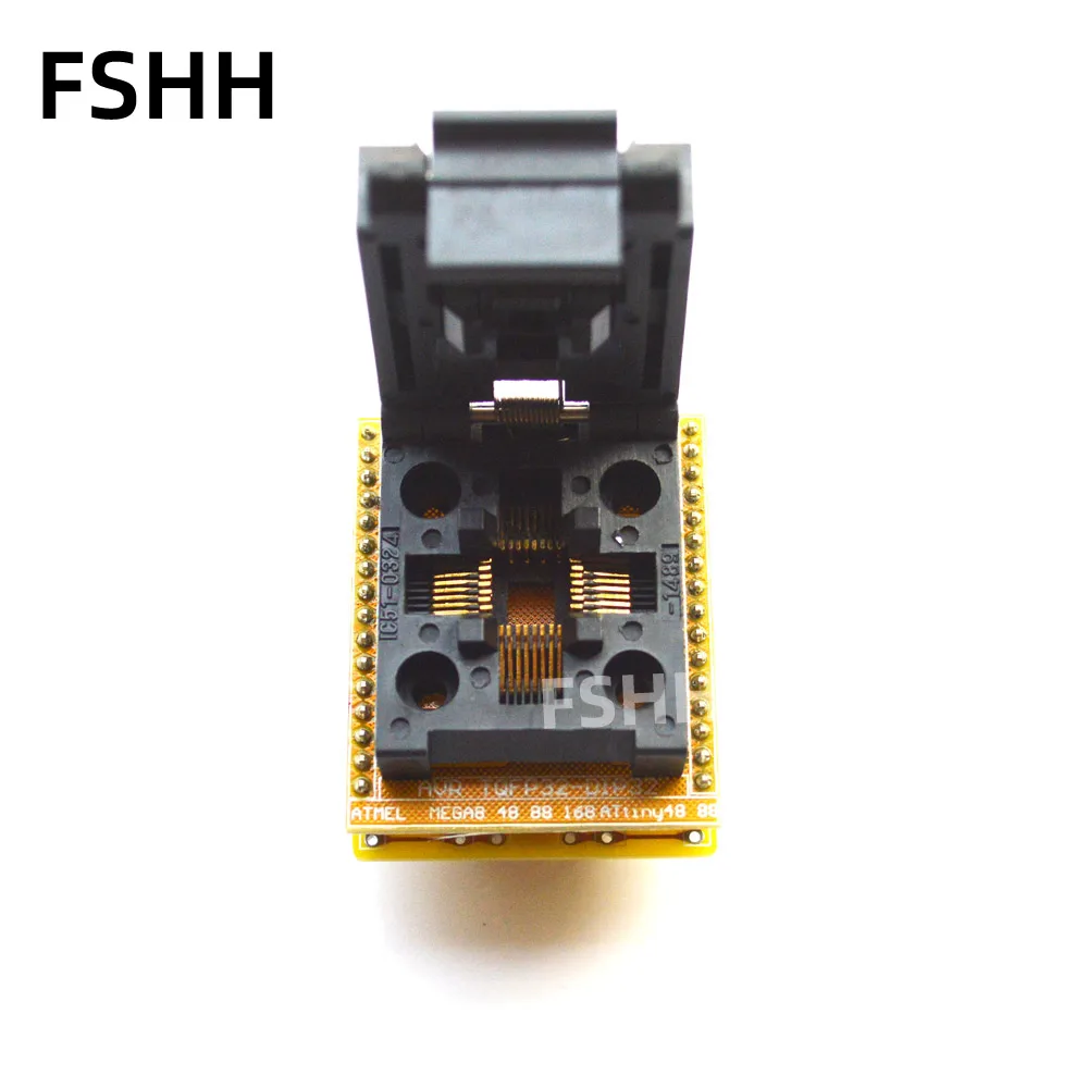 TQFP32 к DIP32 программатор адаптер QFP32 тестовая розетка для чипа серии atmega8|adapter