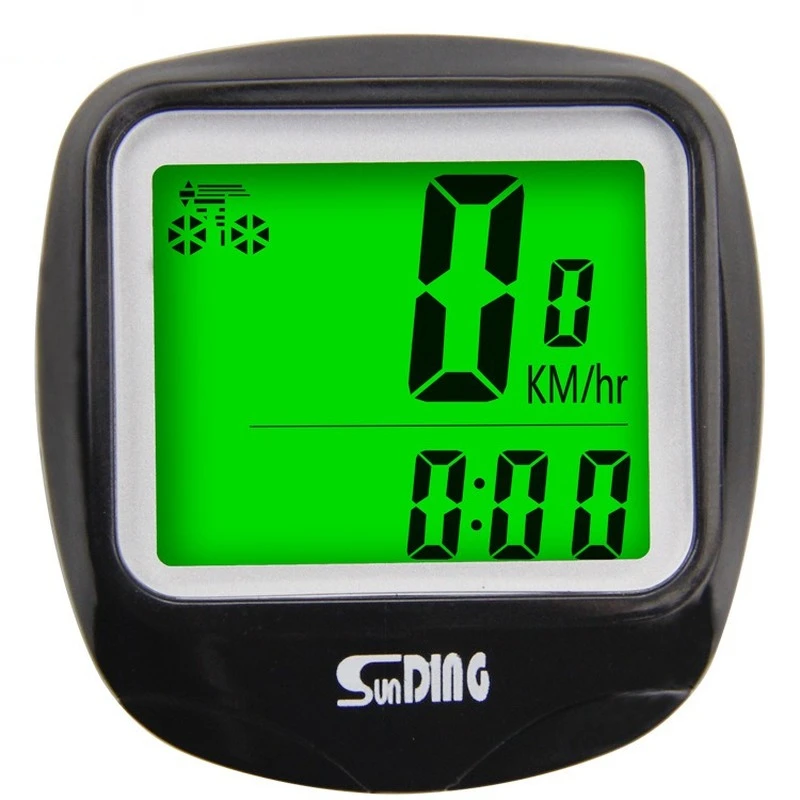 

Sunding Waterproof Wireless Bike Speedometer Auto Wake Up Backlight LCD Cycle Bicycle Stopwatch MTB Computers Cycling Odometer