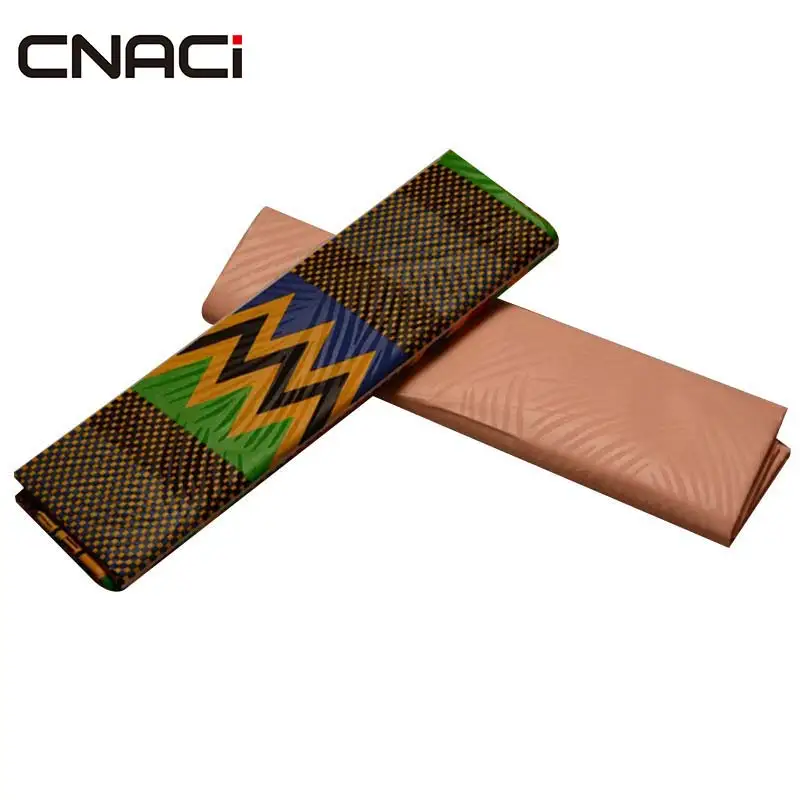 CNACI Новинка Kente Ткань Гана принт африканская ткань Анкара настоящий воск блок печать ткань 2+ 2 ярдов для женского платья