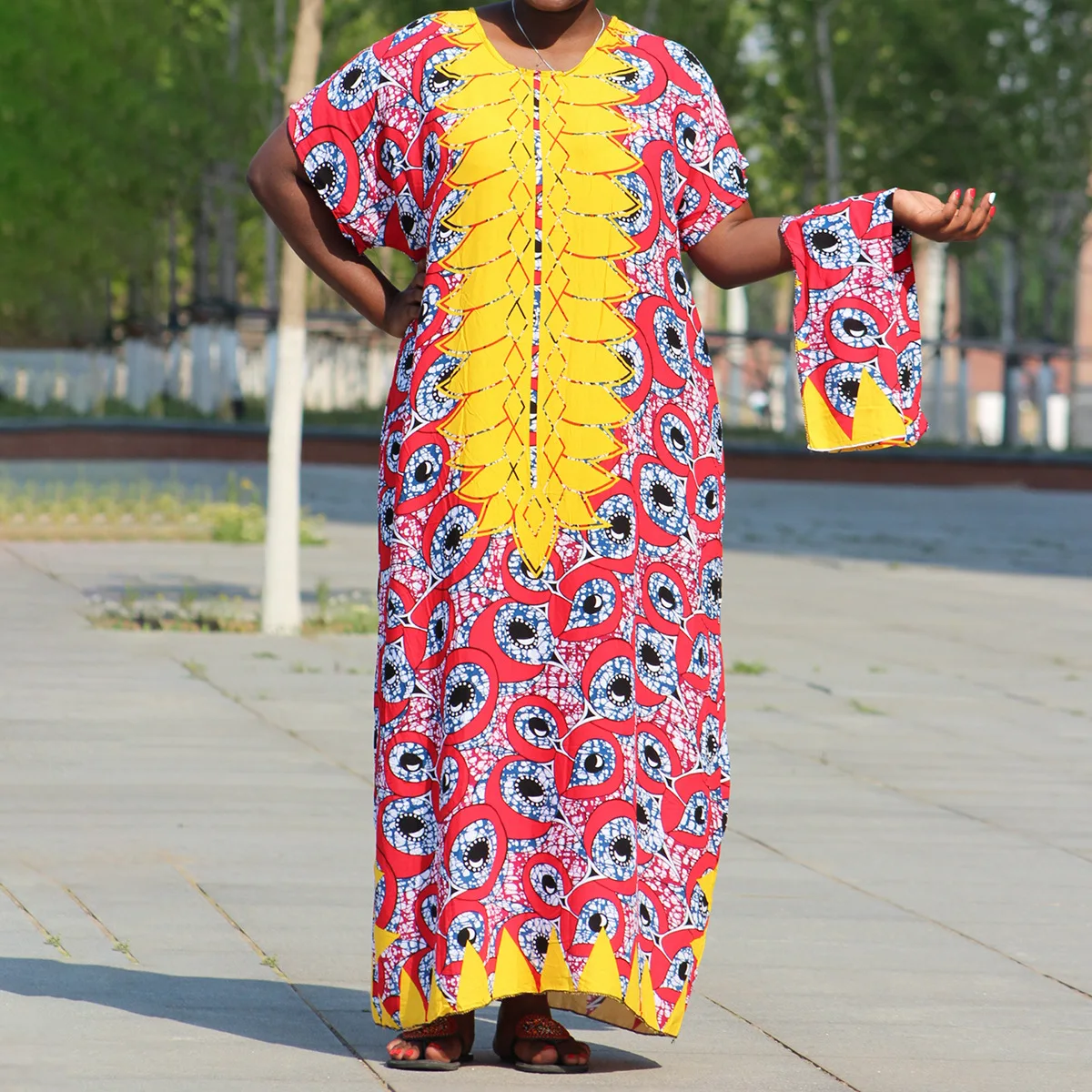 Комплект из обуви в африканском стиле платья для женщин 2021 летний комплект