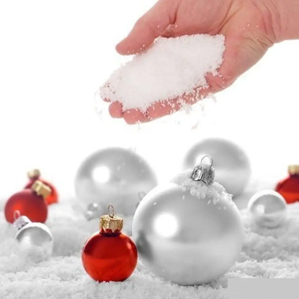 1 упаковка искусственный снег зима украшения Instant Snow Powder Снеж. Порошок пушистый