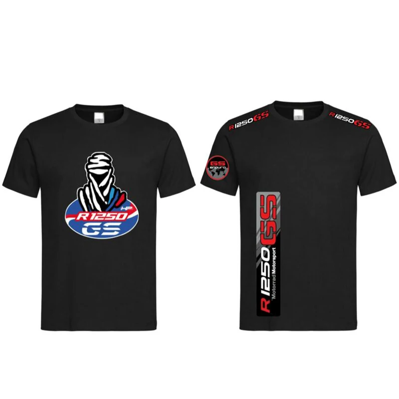 

R1250GS HP для BMW черный мотоцикл Приключения локомотив езды быстросохнущая с коротким рукавом моторад Мотокросс летняя футболка