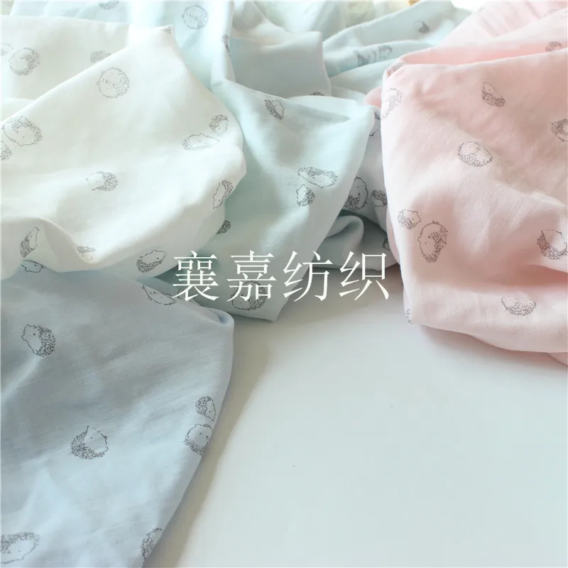 100x148 см милая маленькая ежик толстая хлопковая ткань для мальчиков одежда