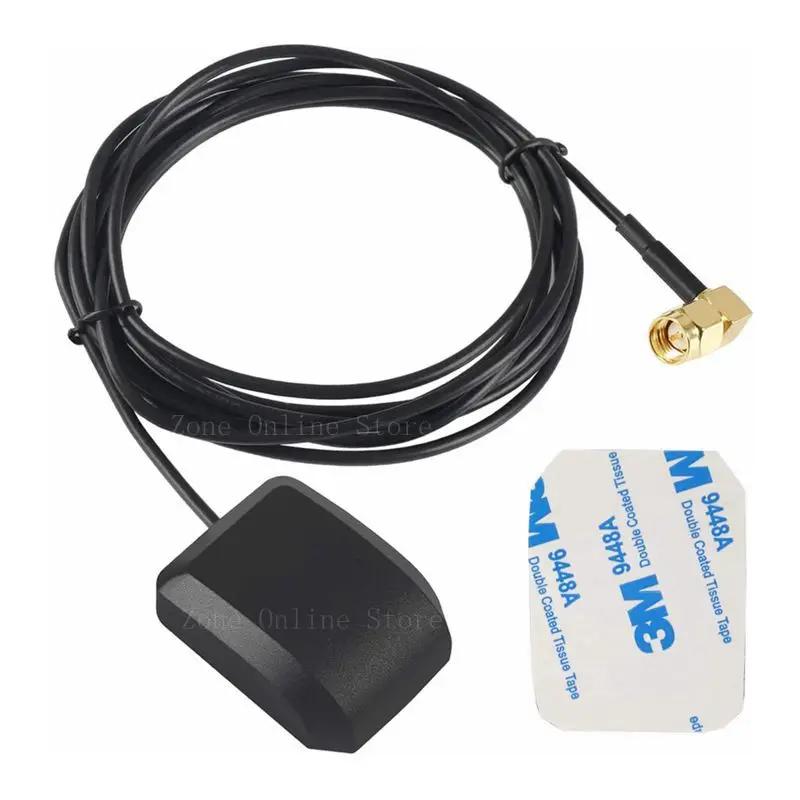 1 шт. автомобильный Антенна GPS SMA Штекерный кабель с магнитным основанием GPS-приемник автомобильный воздушный адаптер для автомобильной нави...