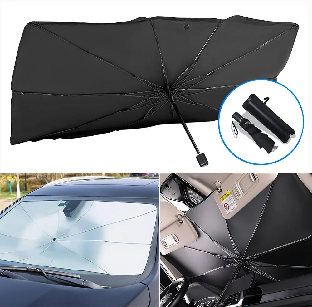 

Автомобильный зонт, солнцезащитный козырек, солнцезащитные козырьки для автомобиля, X 31 дюймов, складной универсальный автомобильный солнцезащитный козырек, внутреннее переднее окно, защита от УФ-лучей