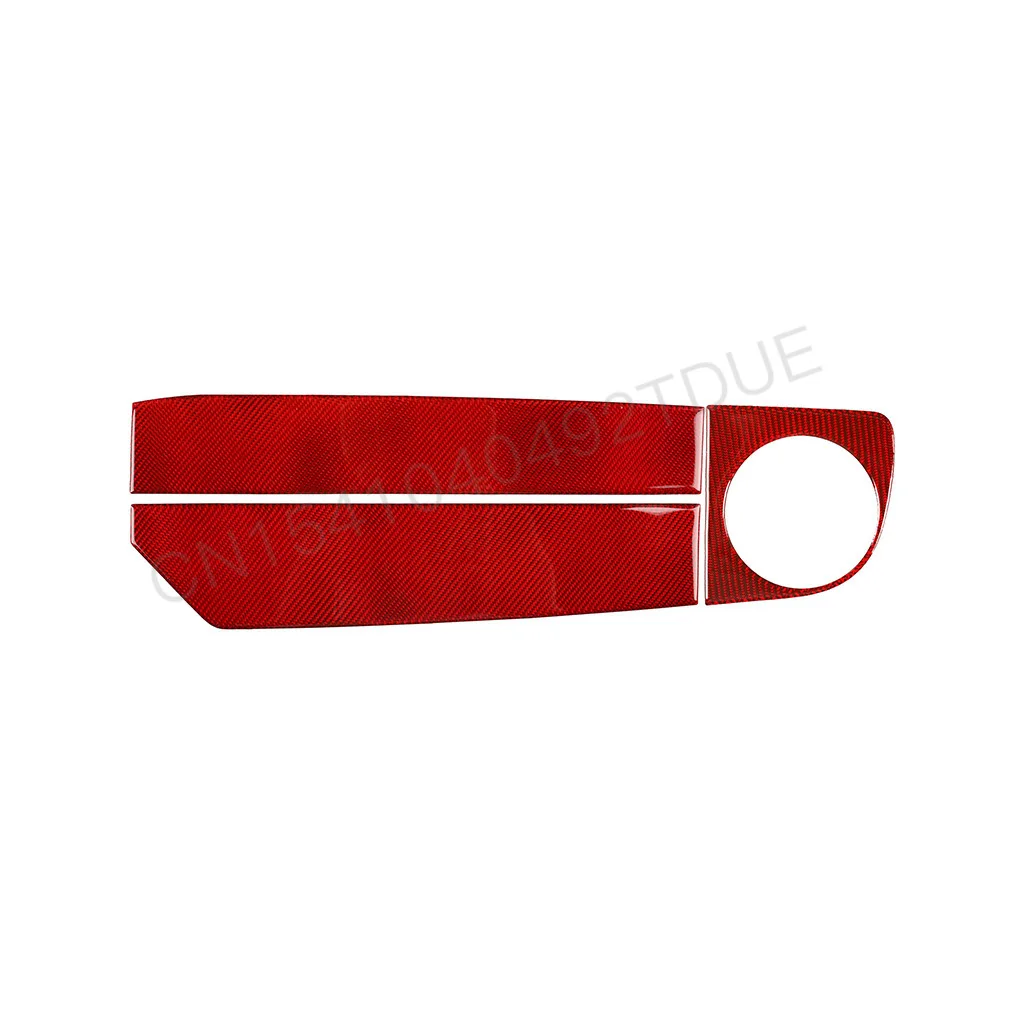 

It is suitable for 09-13 Ford Mustang middle air outlet - red modified interior carbon fiber accessories