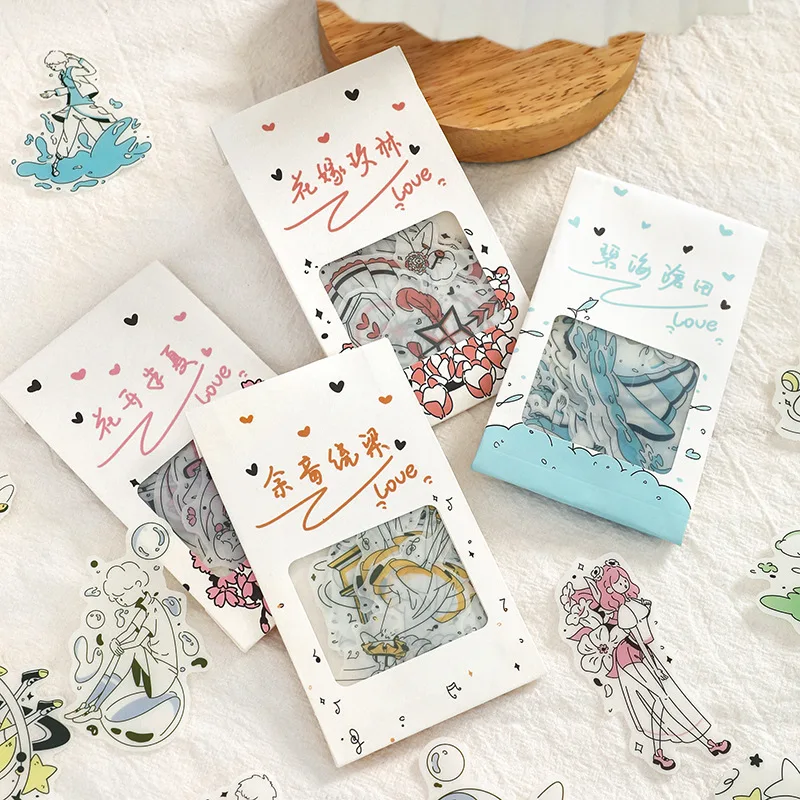 

27Pcs Fun Cartoon Pattern Stars and You Series Scrapbooking Sticker Pack Home Decor Phone Laptop Sticker