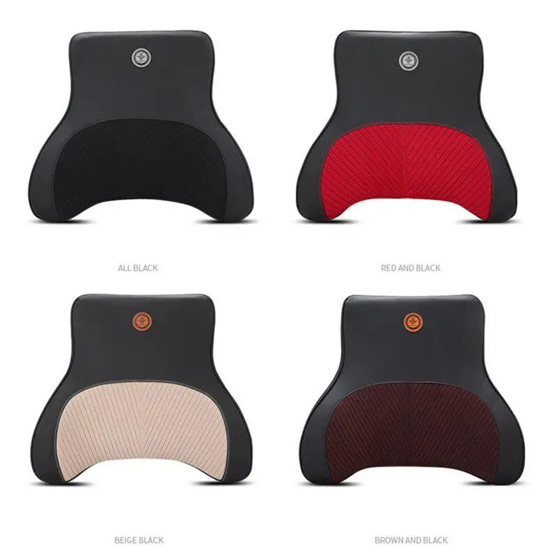 Memory Foam хлопок Автомобильная Задняя поддержка для офиса машинный Поясничный
